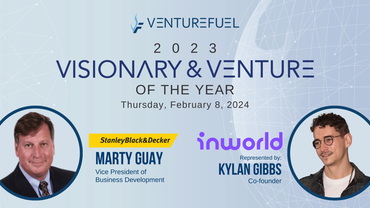 VentureFuel Names Marty Guay Visionary of the Year, Inworld AI as Venture of the Year